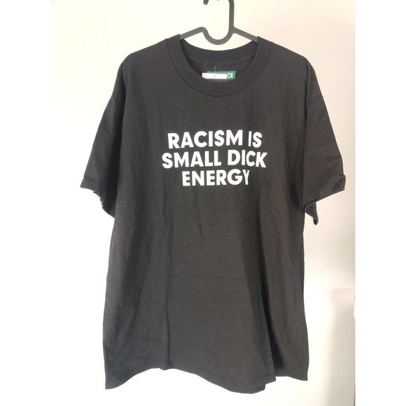 (V) NEW ORIGINAL HANDMADE Produce Men shirt SS super rare  black sz L - Picture 1 of 8